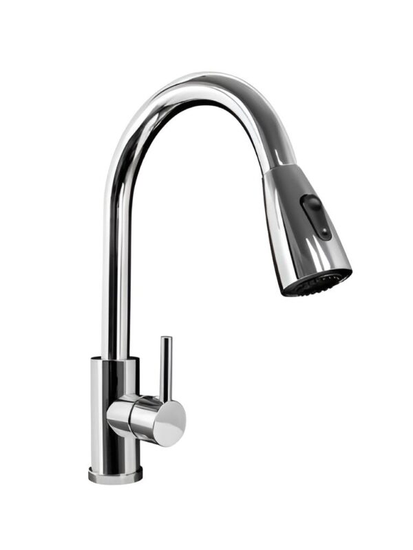 Llave de Lavaplatos Monocontrol Extraíble Cromada