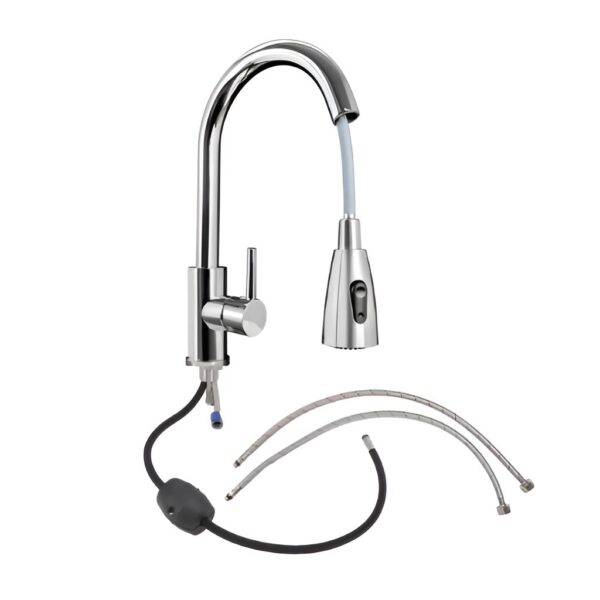 Llave de Lavaplatos Monocontrol Extraíble Cromada