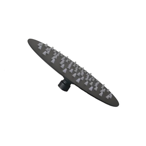 Ducha Negra Redonda 8''