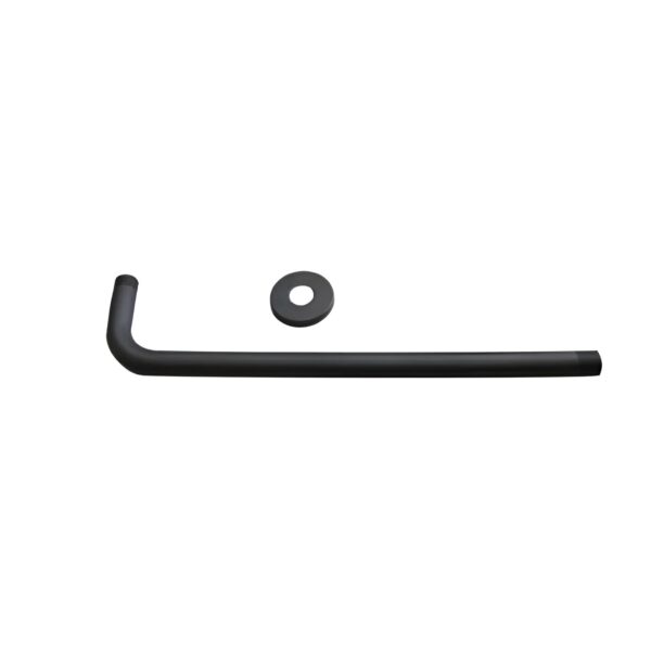 Ducha Negra Redonda 8''