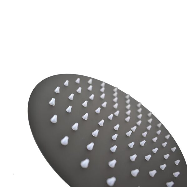 Ducha Negra Redonda 8''