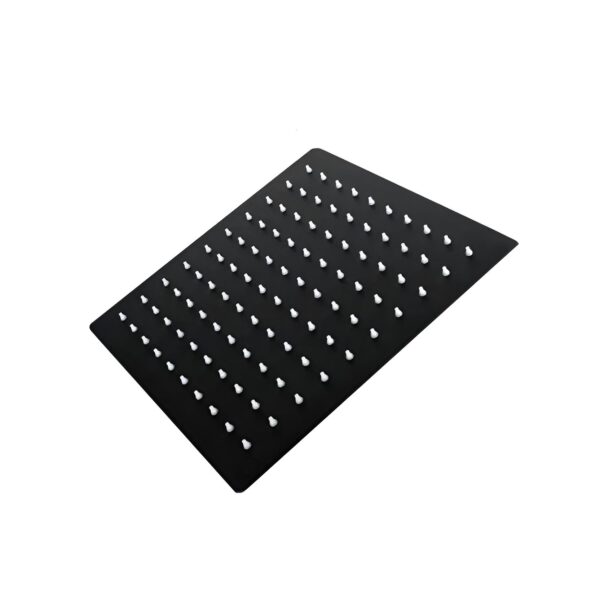 Ducha Negra Cuadrada 8''